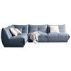 Ecksofa Giselle Blaugrau S: 210x315 Cm - Blaugrau, Trend, Textil (210/315cm) - Livetastic