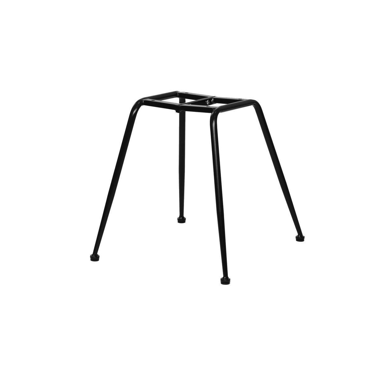 STUHL-SET Schwarz 2-teilig - Schwarz, MODERN, Textil/Metall (58,5/83/46cm) - MID.YOU