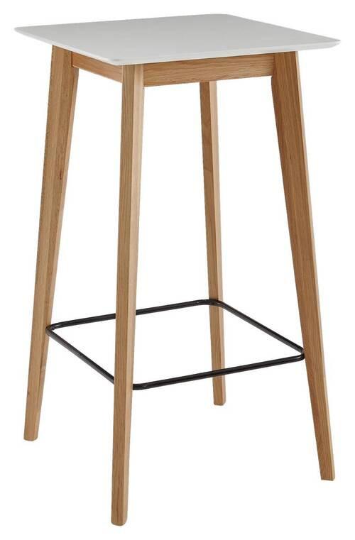 Stůl ke stání WOHNLING bílý - bílá, Moderní, dřevo/kompozitní dřevo (60/110/60cm) - MID.YOU