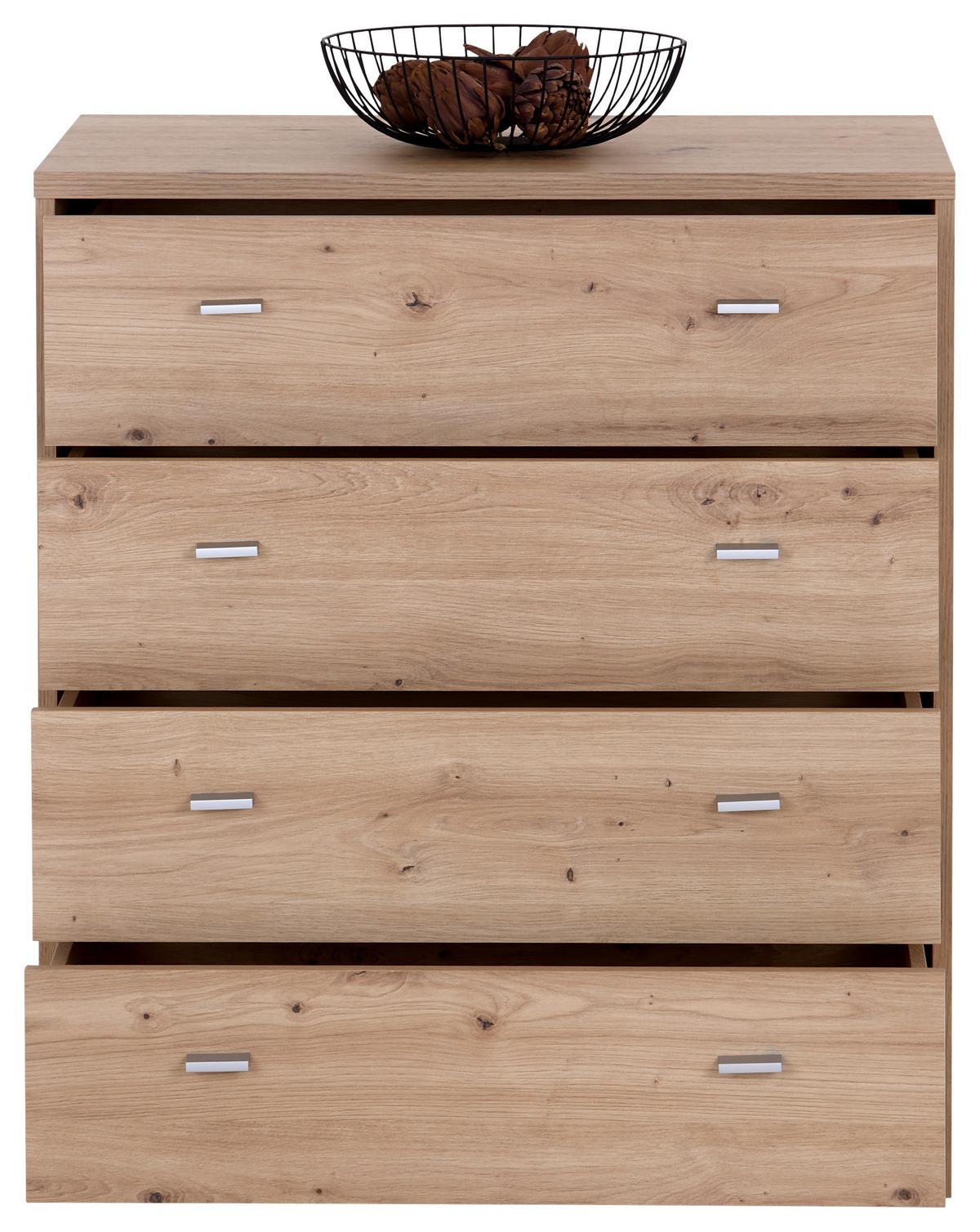 Kommode 74cm You New, Eiche Artisan Dekor - Eiche Artisan, MODERN, Holzwerkstoff (74/85,4/44,3cm)