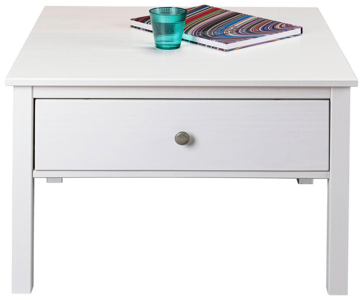 Couchtisch Chilly Home - Weiß, Design, Holz (70/70/47cm) - Livetastic