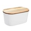 Box na chlieb ECHTWERK FRESH - farba akácie/biela, Trend, drevo/plast (37/21,5/17,2cm) - Echtwerk