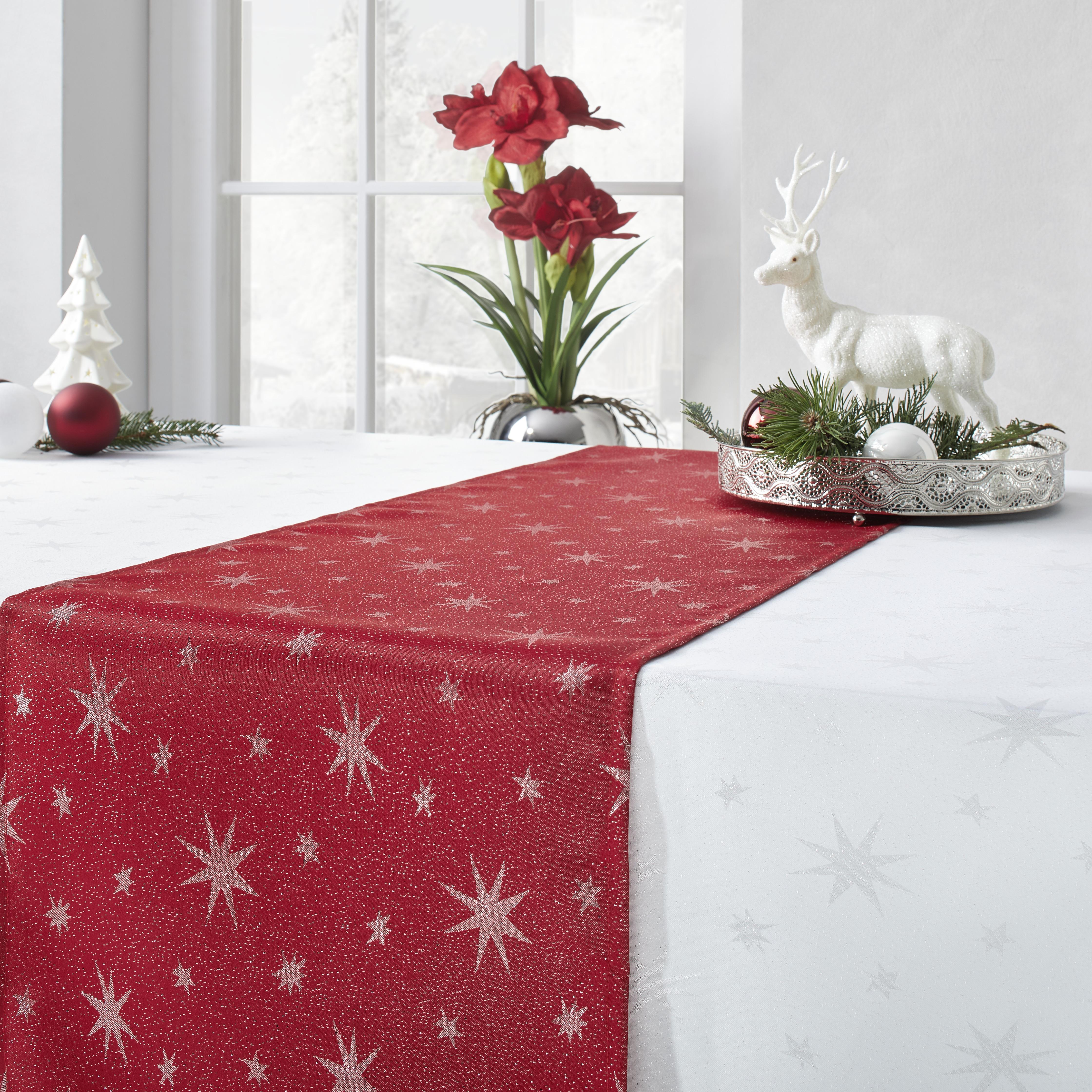 Tischdecke Oslo Versch. Farben 160x130 Cm Wasserabweisend - Champagner/Dunkelgrau, KONVENTIONELL, Textil (130/160cm) - Ondega