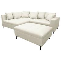 Ecksofa Pruno Hellgrau S: 174x247 Cm - Hellgrau/Schwarz, Design, Textil (174/247cm) - MID.YOU