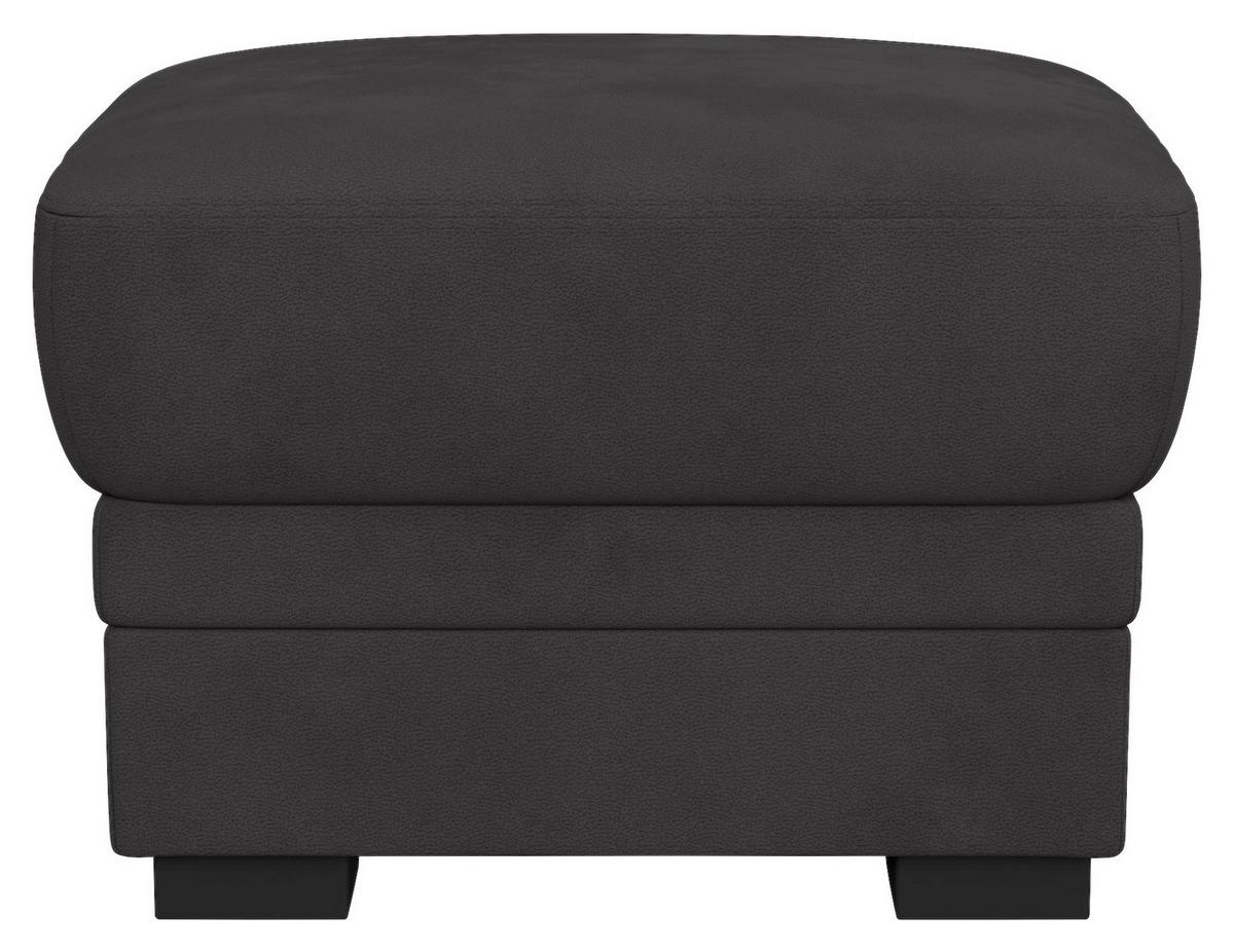 Hocker Marcus - Anthrazit/Schwarz, Basics, Textil (68/45/68cm) - MID.YOU