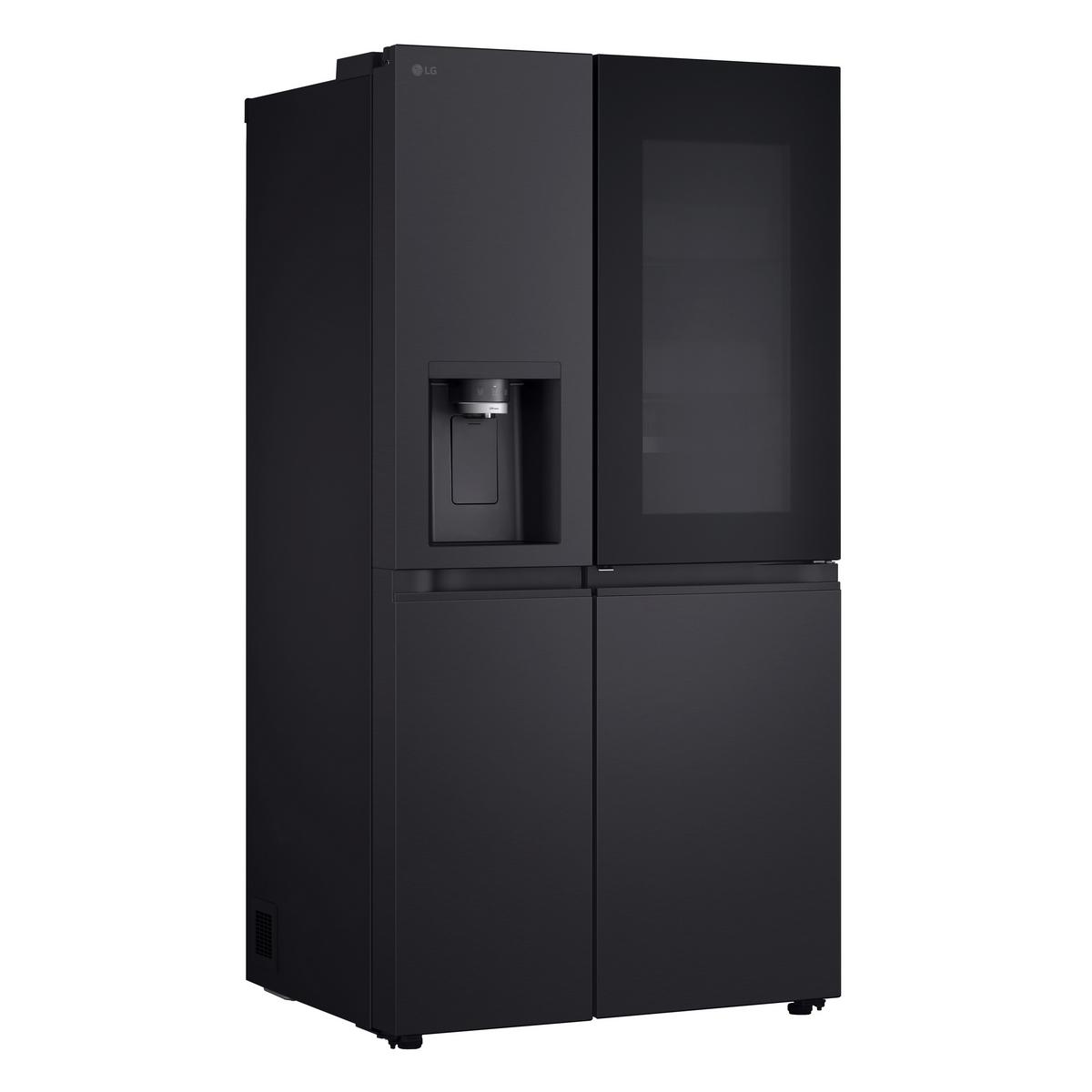 Kühl-Gefrier-Kombination LG Gsxe91evad - Schwarz, Basics, Metall (91,3/179/73,5cm) - LG