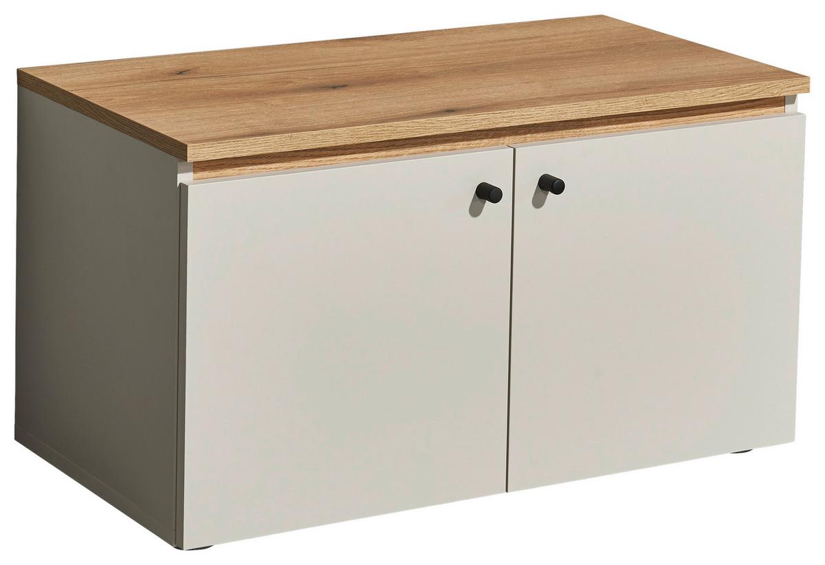 Előszobapad Lime 70/45cm - kasmírszínű/tölgyfa színű, Trend, faalapú anyag (70/45/38cm) - Livetastic