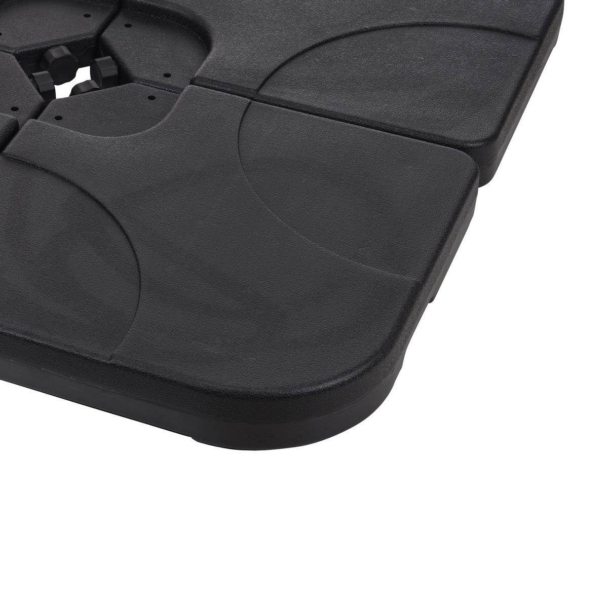 Schirmständer Kunststoff Schwarz - Basics (50/7.5/50cm)