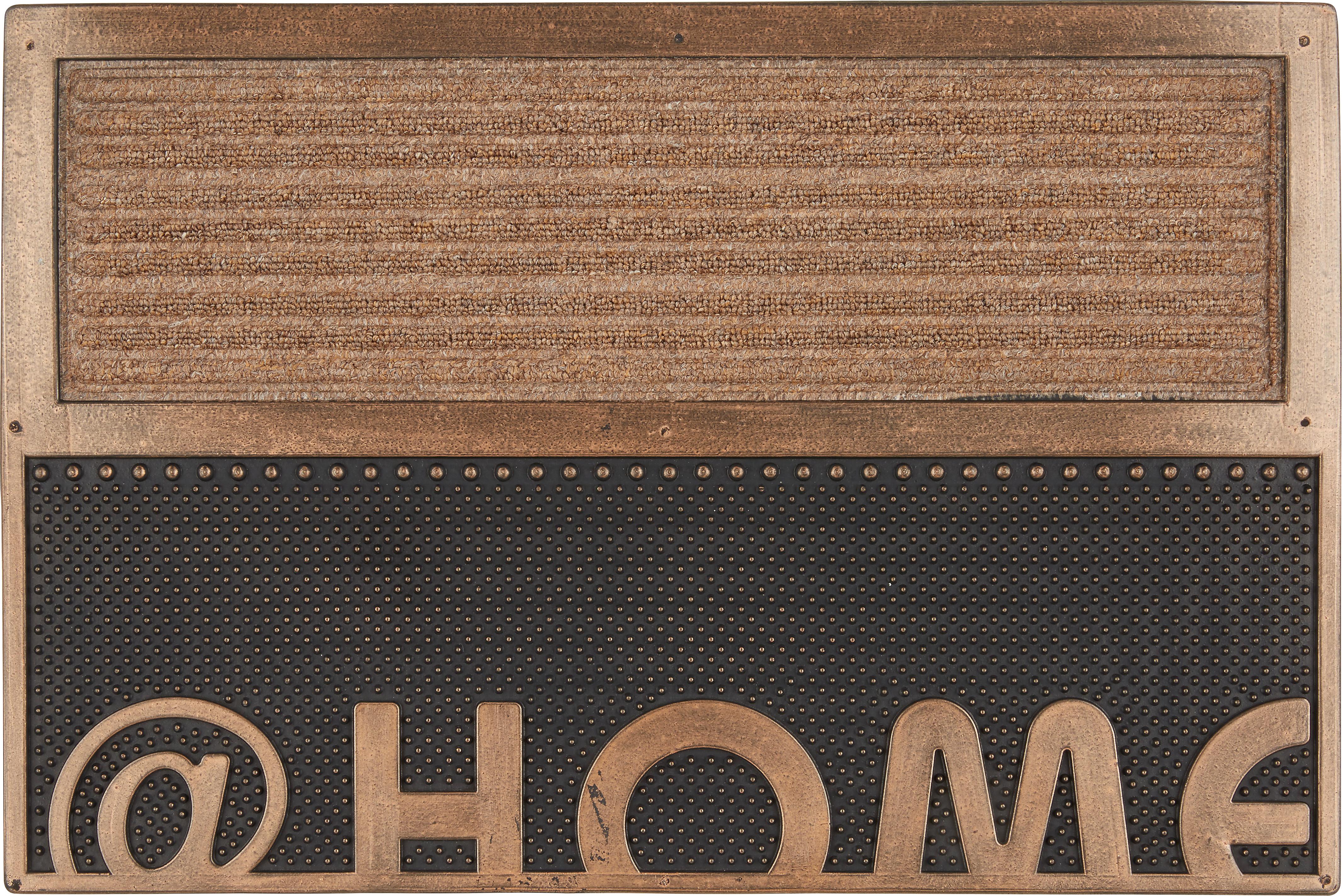 Dveřní Rohožka Home, 40/60cm - měděné barvy, plast (40/60cm) - Modern Living