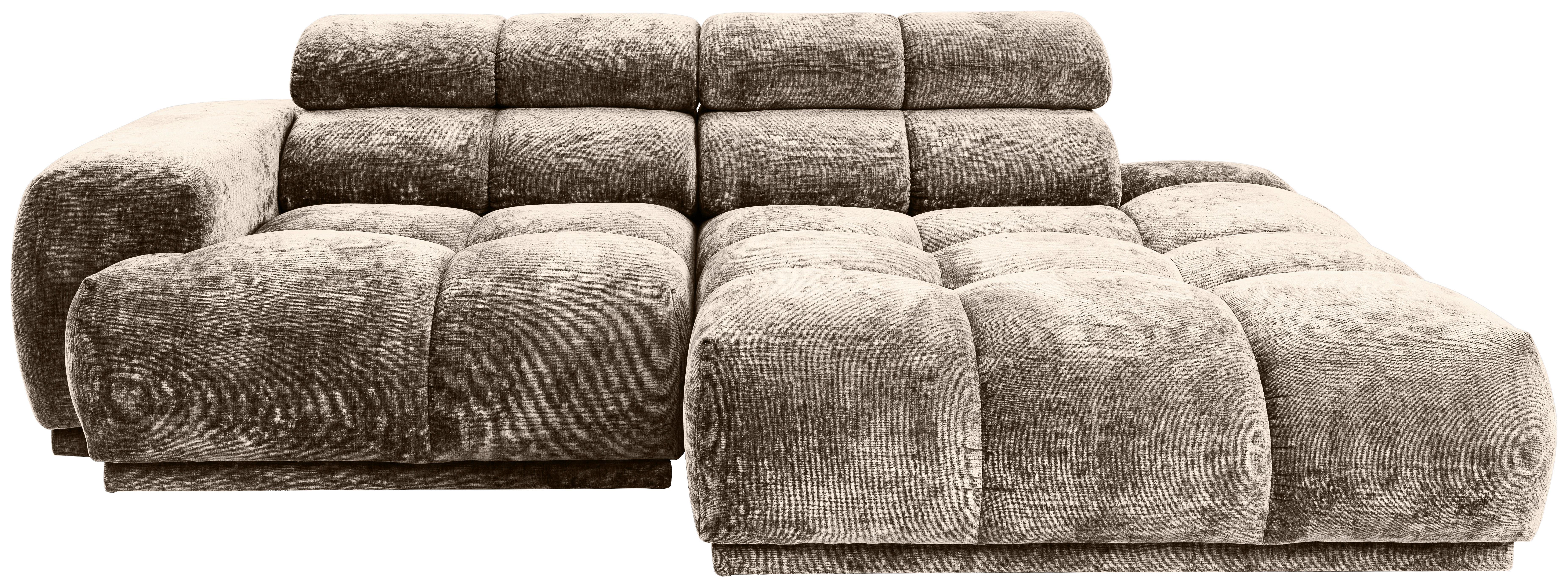 Ecksofa Chani Taupe, Schenkel: 239x150 cm