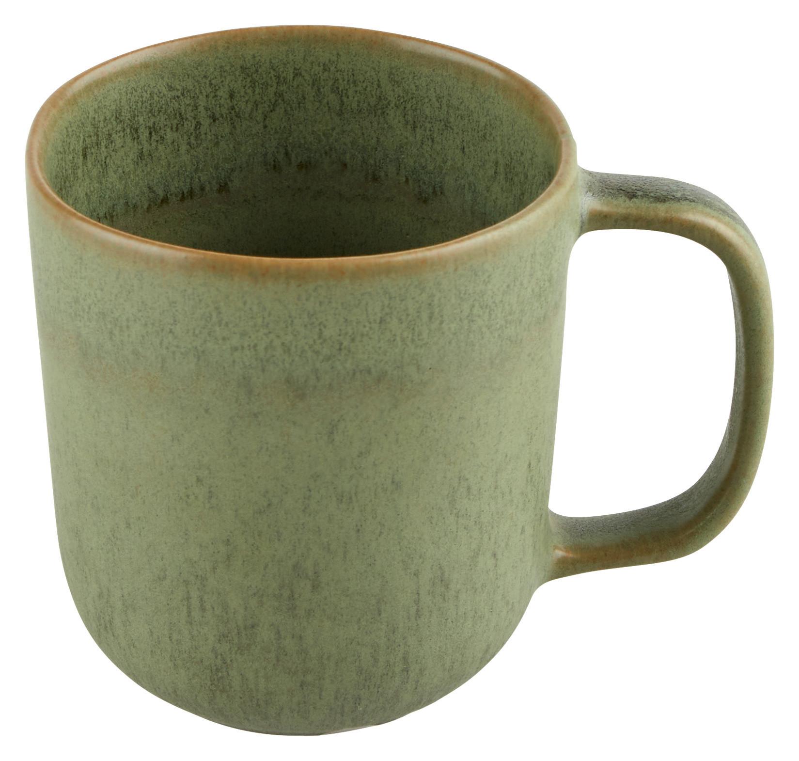 Hrnček Na Kávu Gourmet - tmavozelená, Moderný, keramika (12/8/10,5cm) - Premium Living