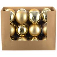 Karácsonyfagömb Kayla - aranyszínű, Konventionell, műanyag (15cm) - Luca Bessoni