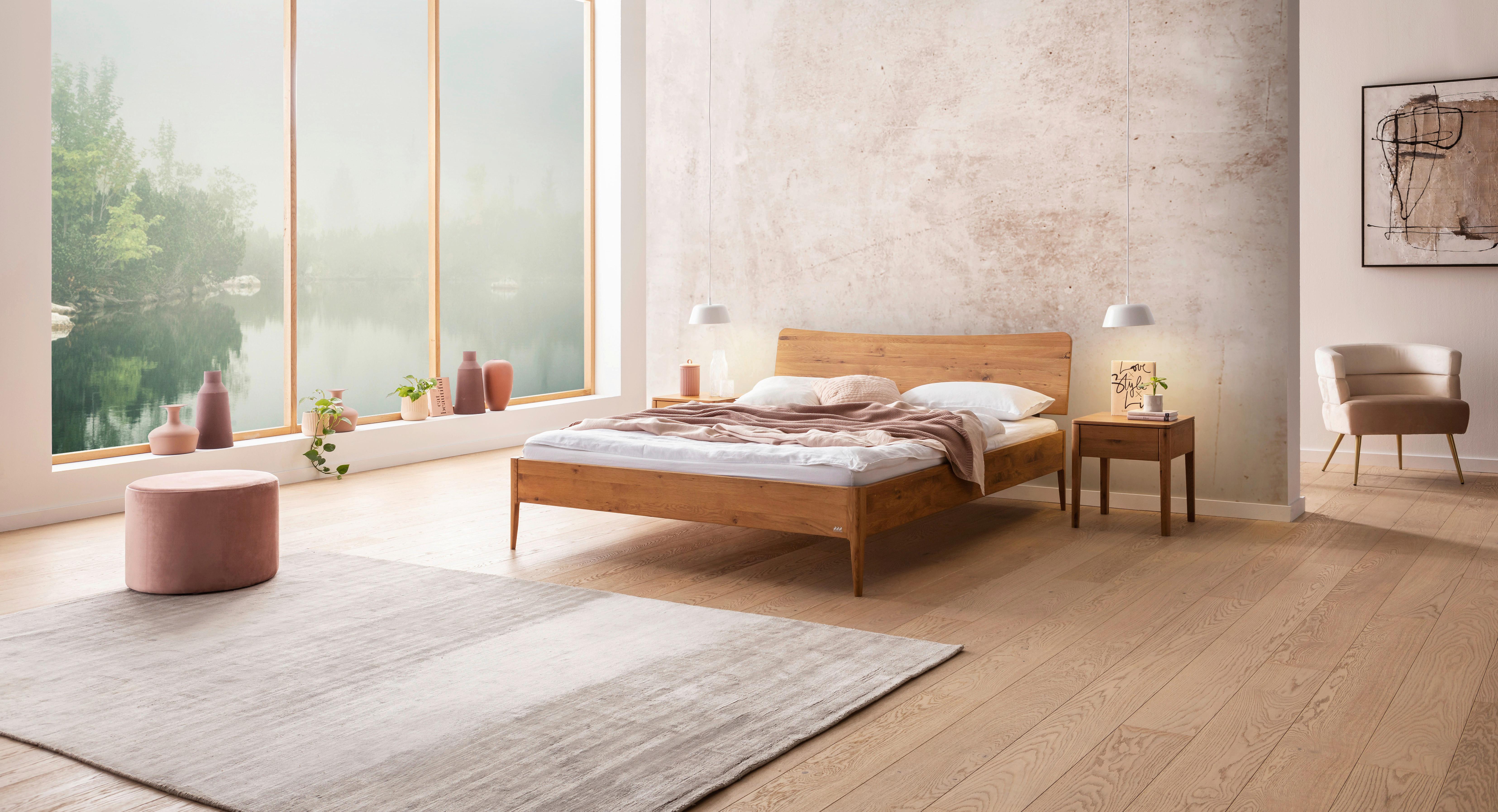 Bett Spezia Wildeiche Lf: 140x200 Cm - Wildeiche, KONVENTIONELL, Holz (140/200cm) - Hasena