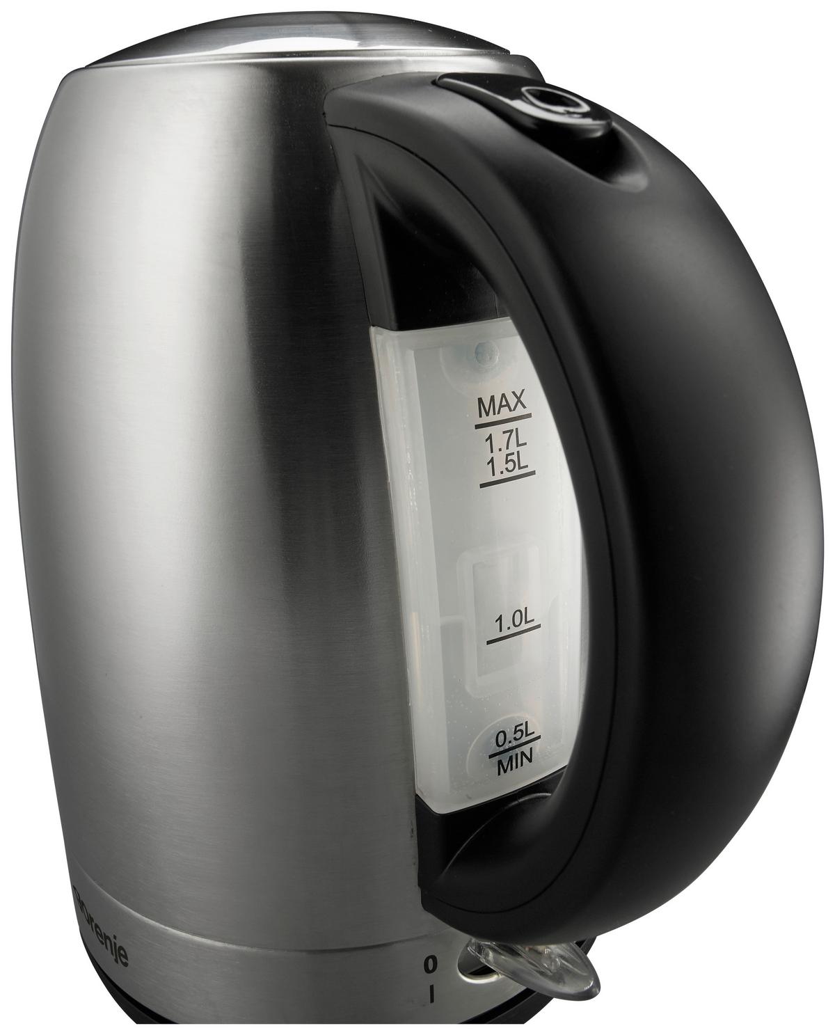 Wasserkocher K17feii - Silberfarben, Basics, Metall (22,6/23,9/14,9cm) - Gorenje