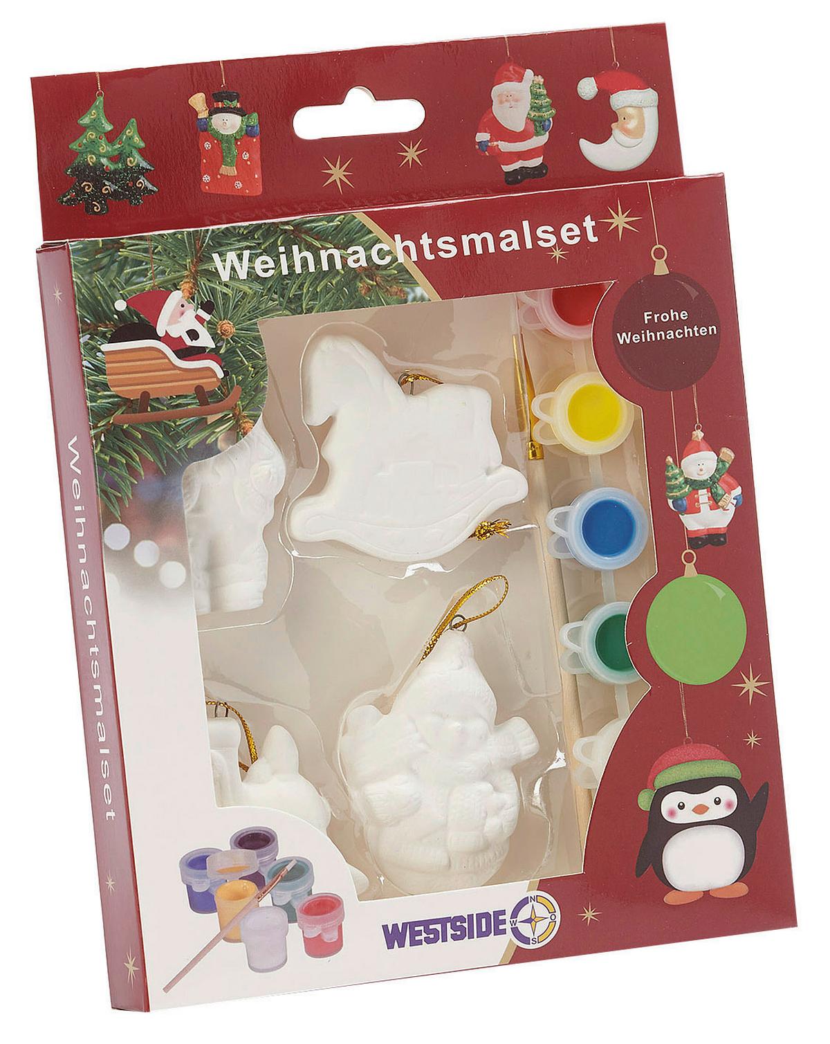 Malset Weihnachts-Malset - Blau/Gelb, Basics, Kunststoff (17/3/22cm)