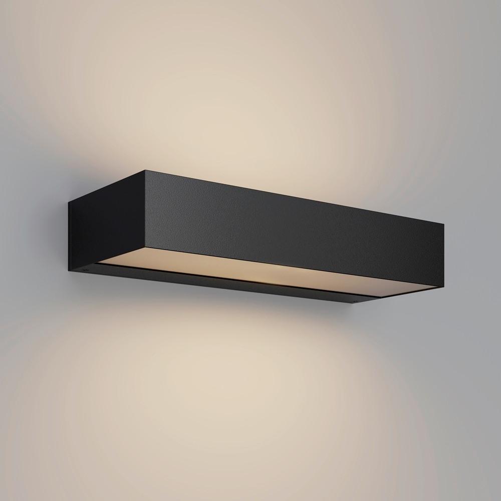 AUSSENWANDLEUCHTE LOT - Graphitfarben, MODERN, Metall (30/12/5,5cm) - MAYTONI