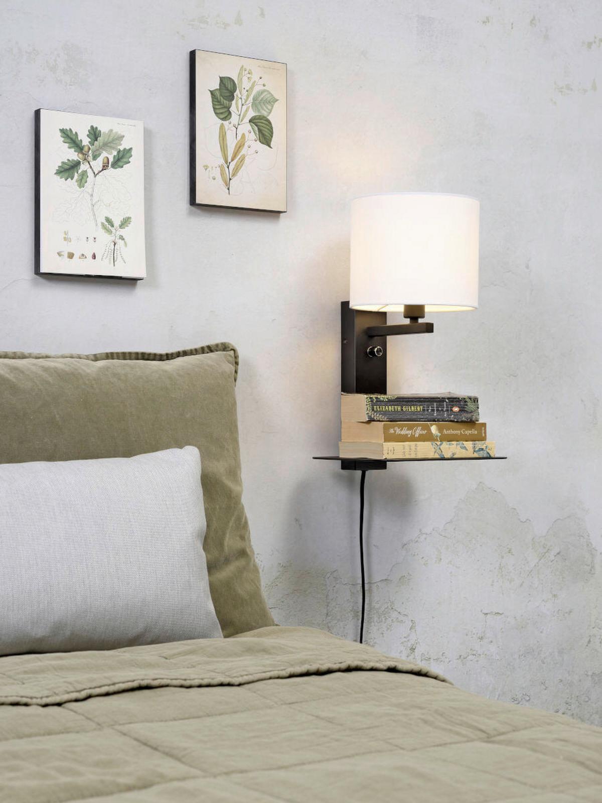 Wandleuchte Florence/Wm/B/1815/W - Weiß, Trend (24/22/42cm) - It's about Romi