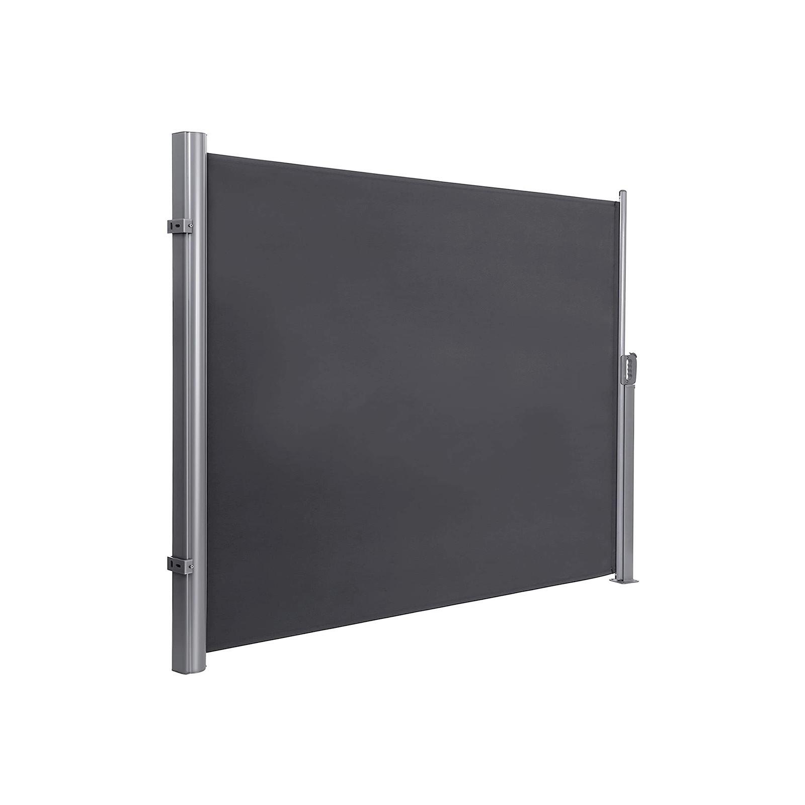 Markise Anthrazit Alufarben BxH: 350x160 cm - Anthrazit/Alufarben, Basics, Textil/Metall (350/160cm) - Modante