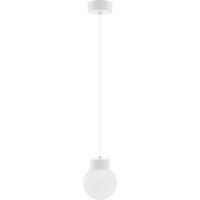 HÄNGELEUCHTE 8570109 Barrel-Orb 1 - Weiß - Weiß, Design, Glas/Holz (13,5/150cm)