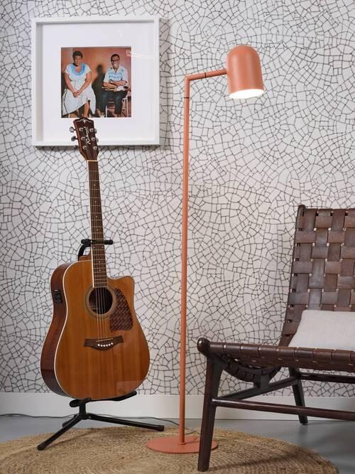 Stehlampe Marseille Terra Cotta Drehbar - Terracotta, Design, Metall (17/141/17cm) - It's about Romi