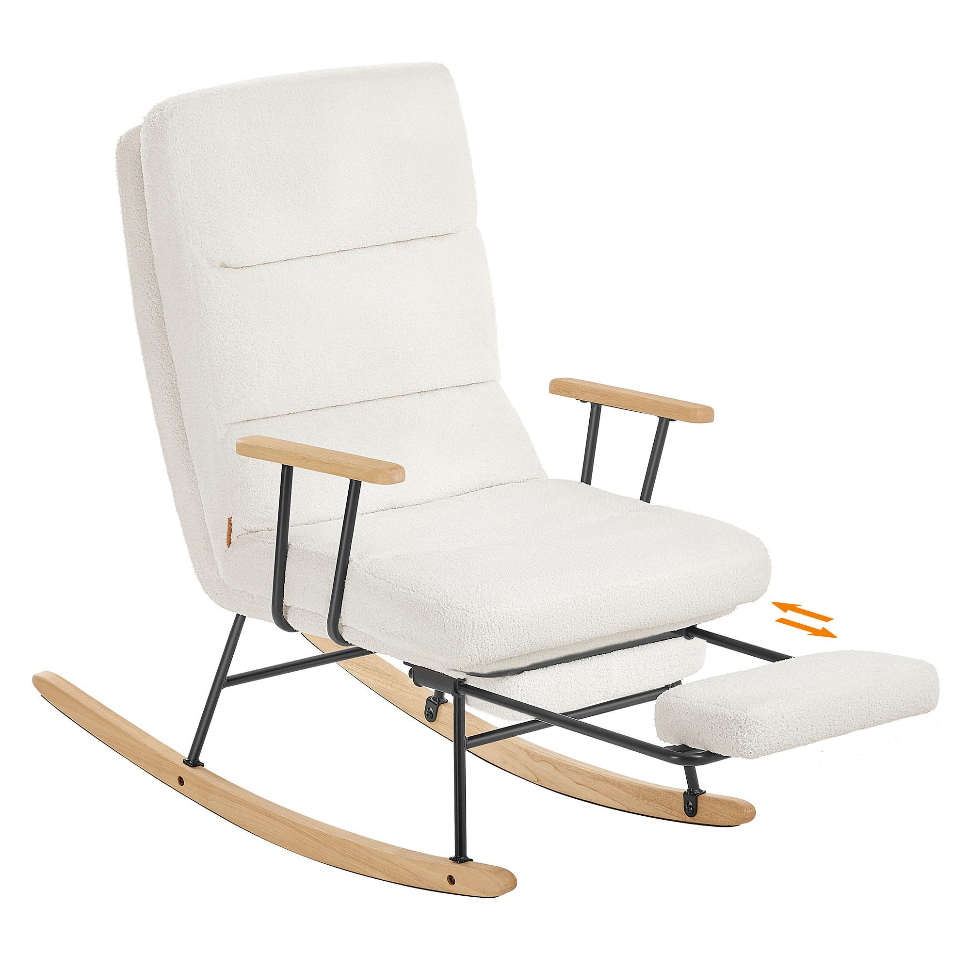 Schaukelstuhl Creme B: 67cm