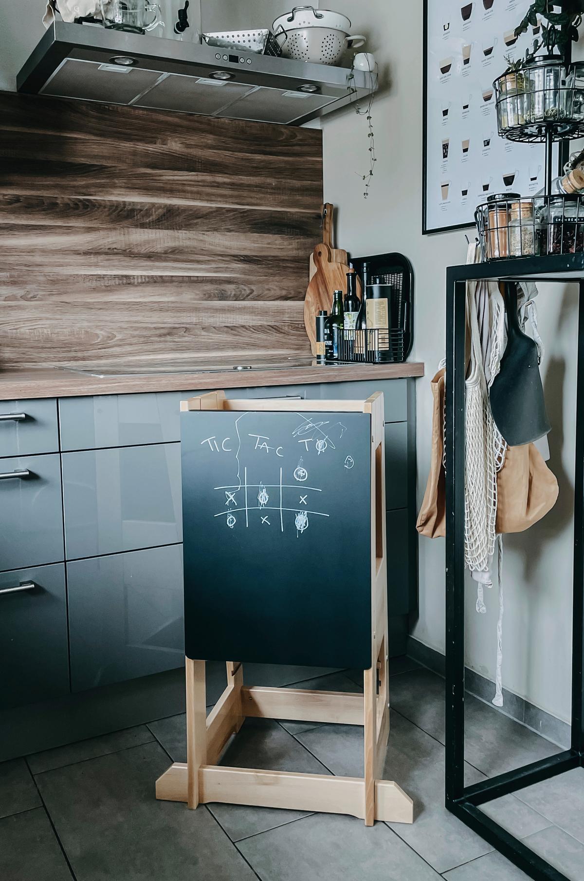 Zubehör Tafel Felix Schwarz, Bxhxt: 39,5x42,5x1 Cm - Schwarz, Basics, Holz (39,5/42,5/1cm) - tiSsi
