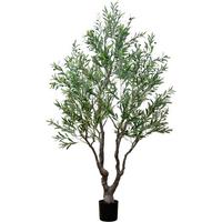 Umělá rostlina OLIVA květináč Ø/H: ca. 19/17,5cm - olivově zelená, Lifestyle (220cm) - Mömax