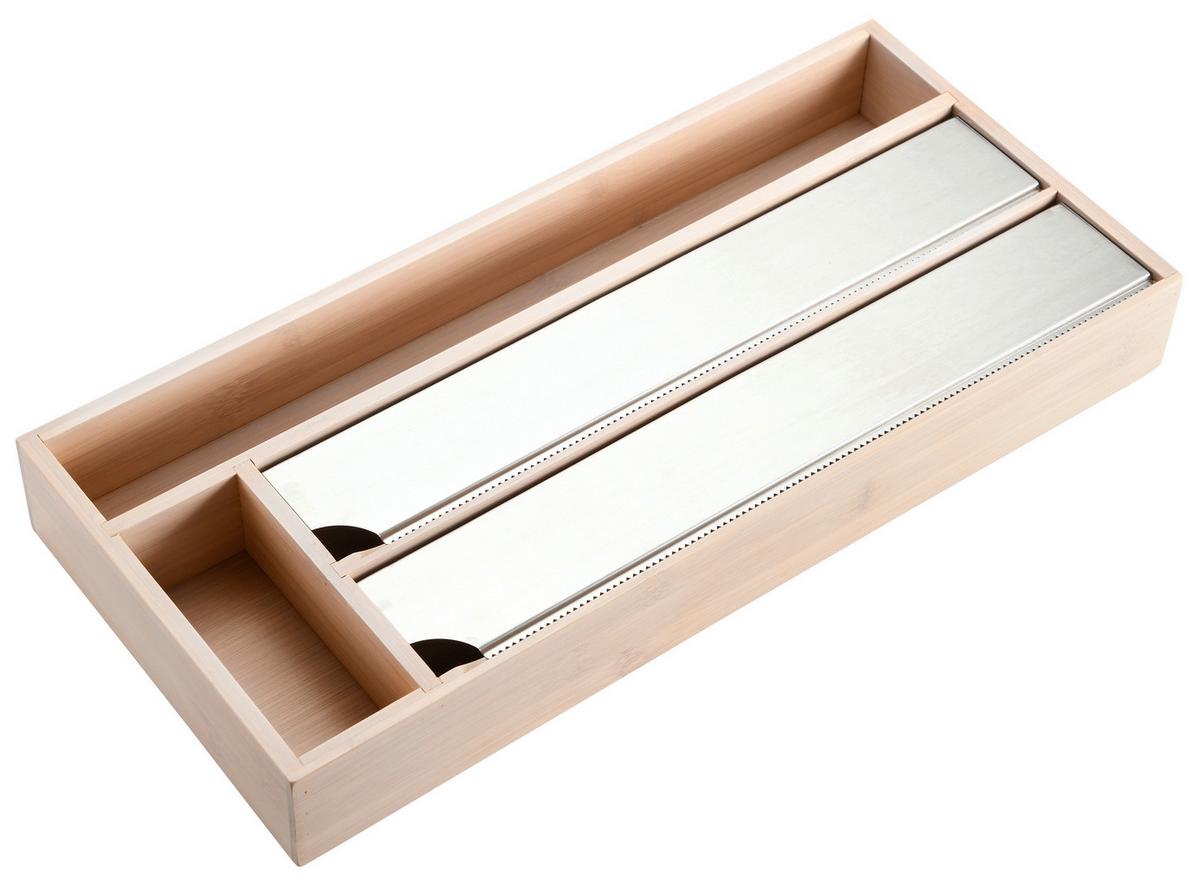 Auszugsorganisation Bambus - Naturfarben, Basics, Holz (42/19/5,4cm) - Kesper