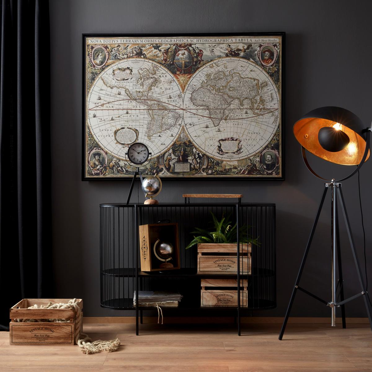 Stojací lampa Jule V: 176cm, 60 Watt - černá/barvy zlata, Lifestyle, kov (50/176cm) - Mömax