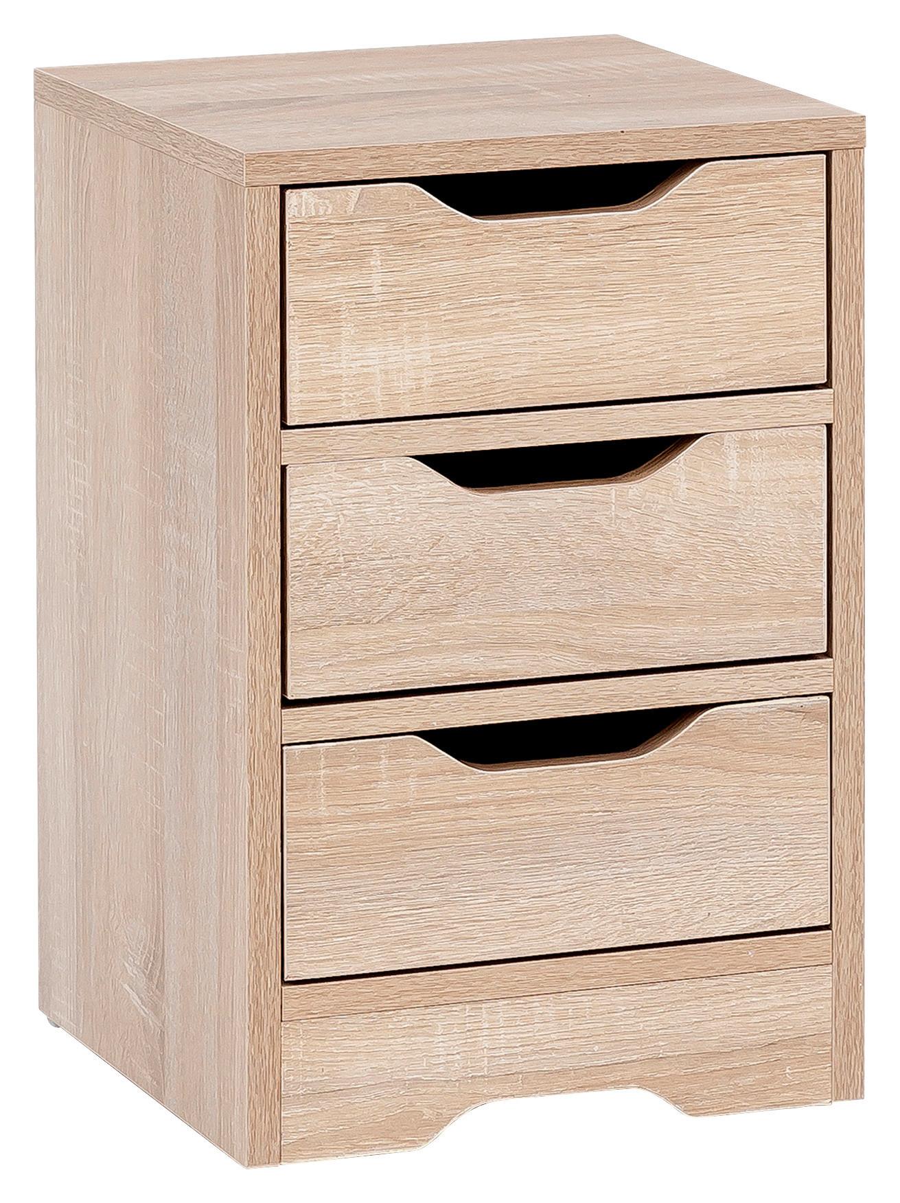 Nočný stolík sonoma dub - farba duba, Modern, kompozitné drevo (31/49/31cm) - MID.YOU