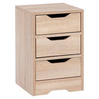 Noční stolek sonoma dub - barvy dubu, Moderní, kompozitní dřevo (31/49/31cm) - MID.YOU