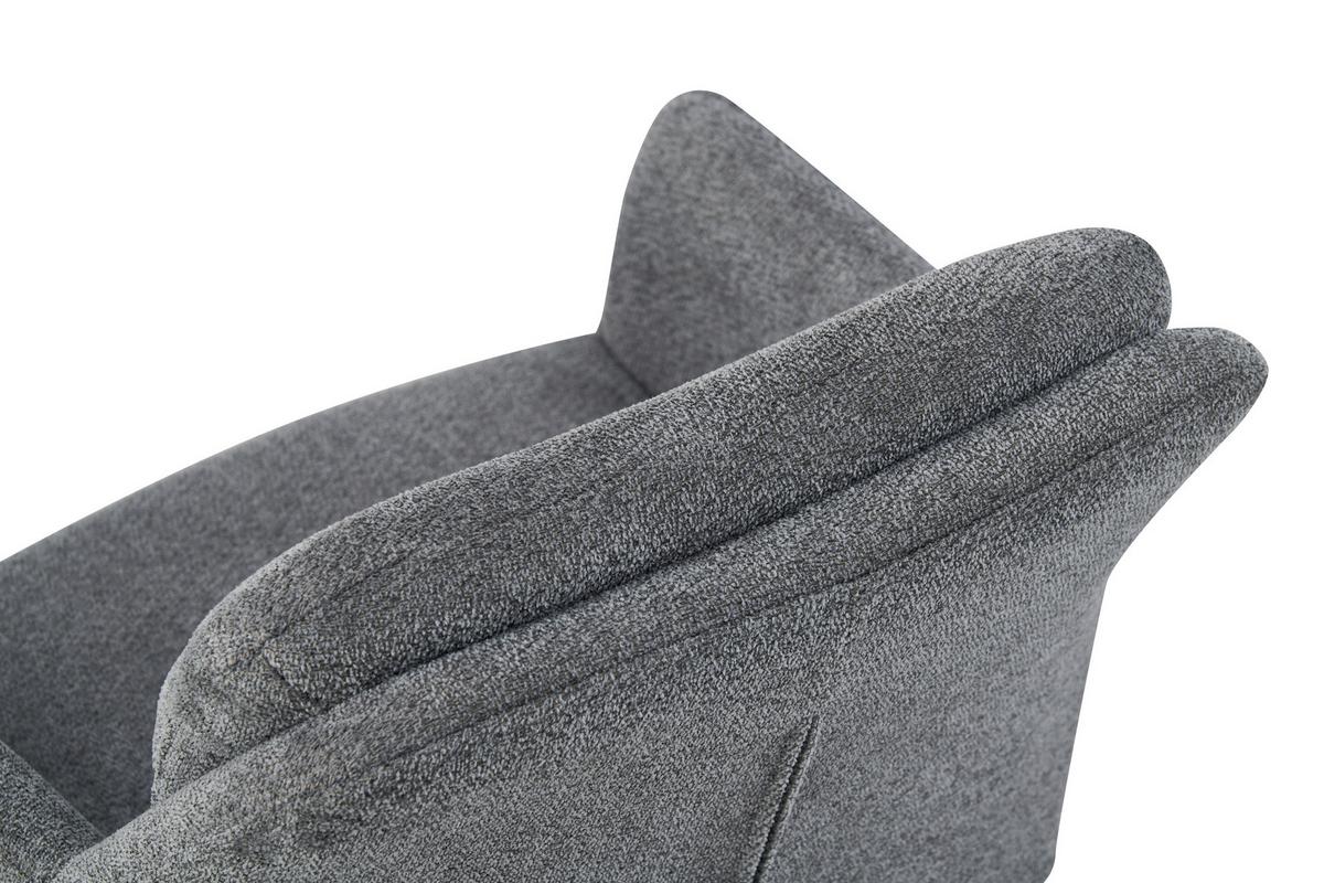 Stuhl-Set Sophie Anthrazit B: 53 cm - Anthrazit/Schwarz, MODERN, Textil/Metall (53/87/62cm) - MID.YOU