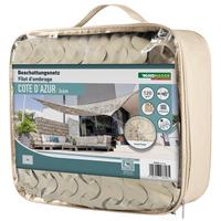 Sonnensegelzubehör Beschattungsnetz Cote D´azur - Taupe/Beige, Basics (300/400cm) - Windhager