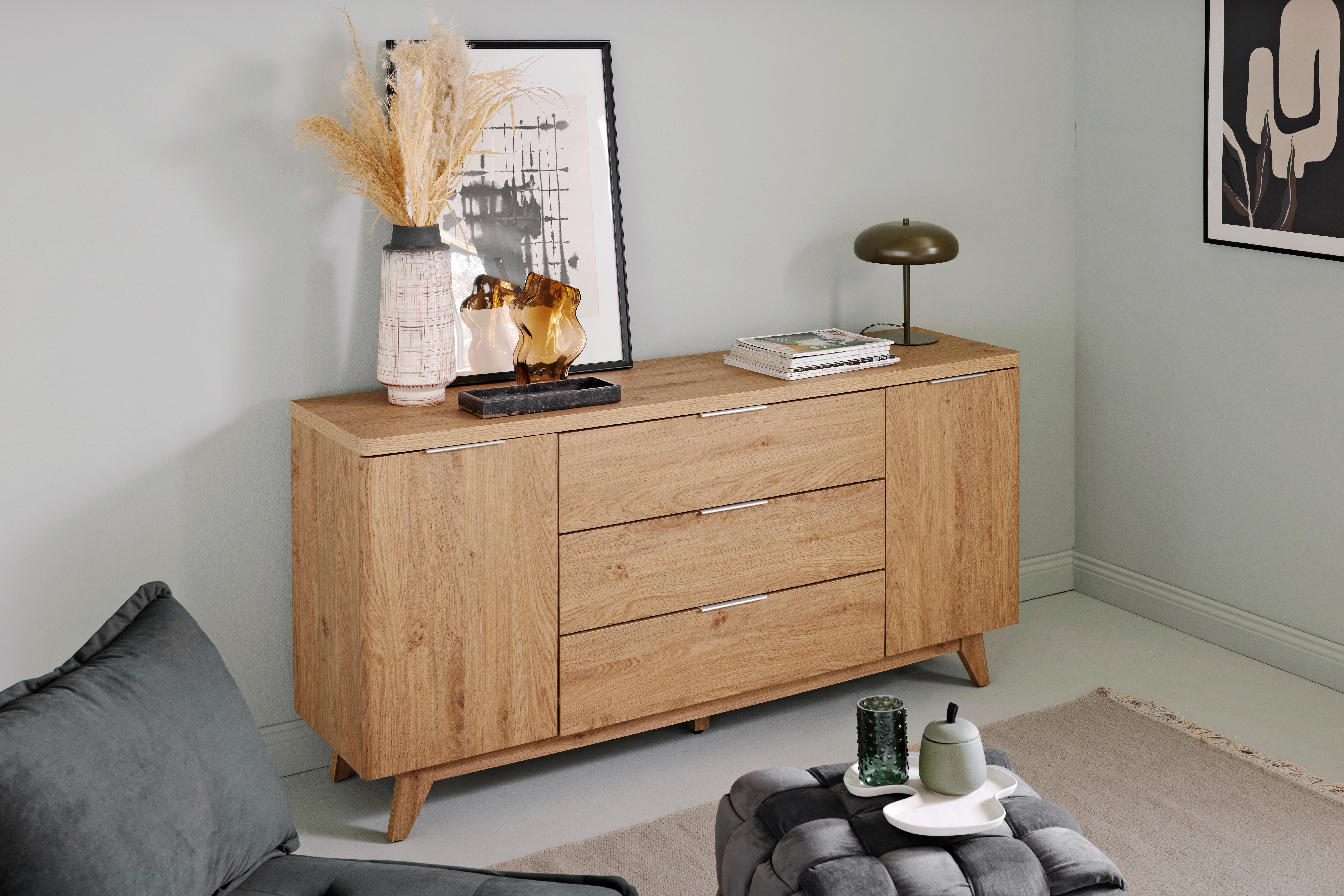 Sideboard Libre Sb 150 Eichefarben B: 150 Cm - Eichefarben, MODERN, Holzwerkstoff (150/77/39cm) - Livetastic
