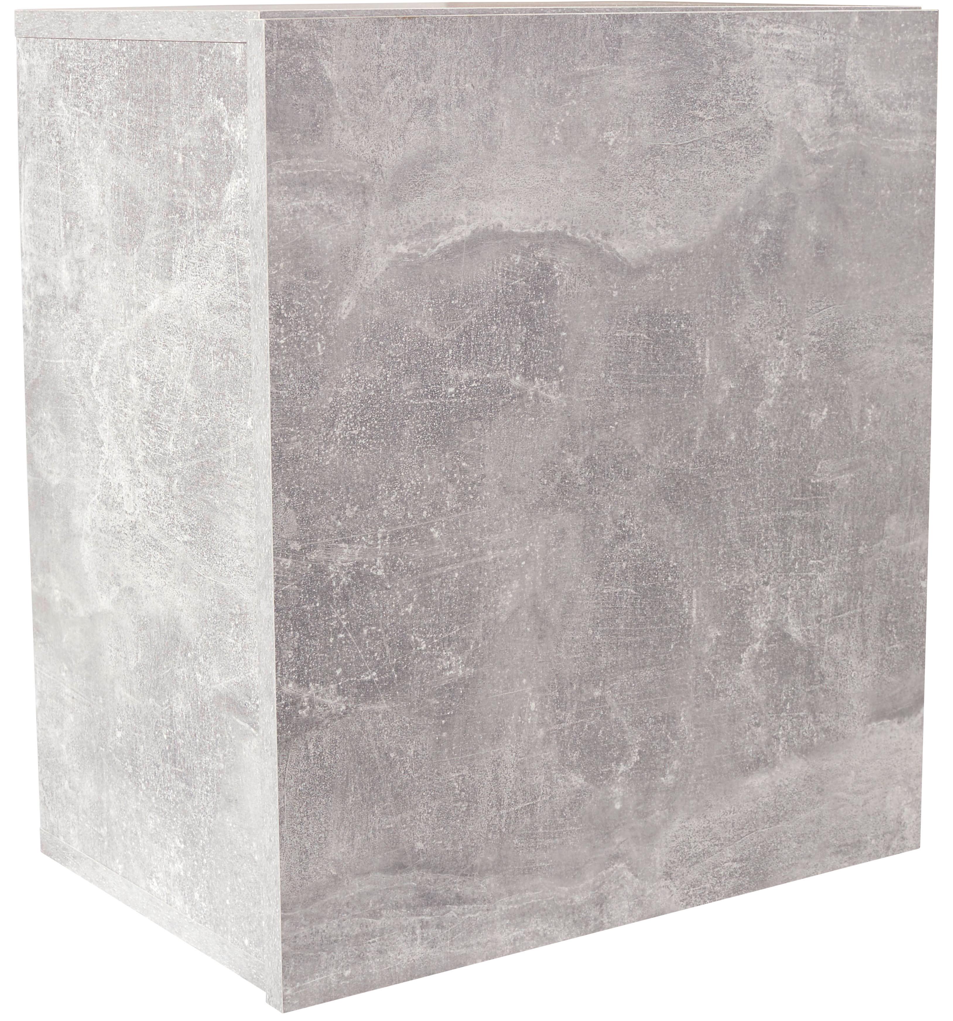 Falipolc Geno - szürke, Modern, faalapú anyag (50/51/28cm)
