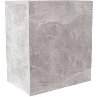 Falipolc Geno - szürke, Modern, faalapú anyag (50/51/28cm)