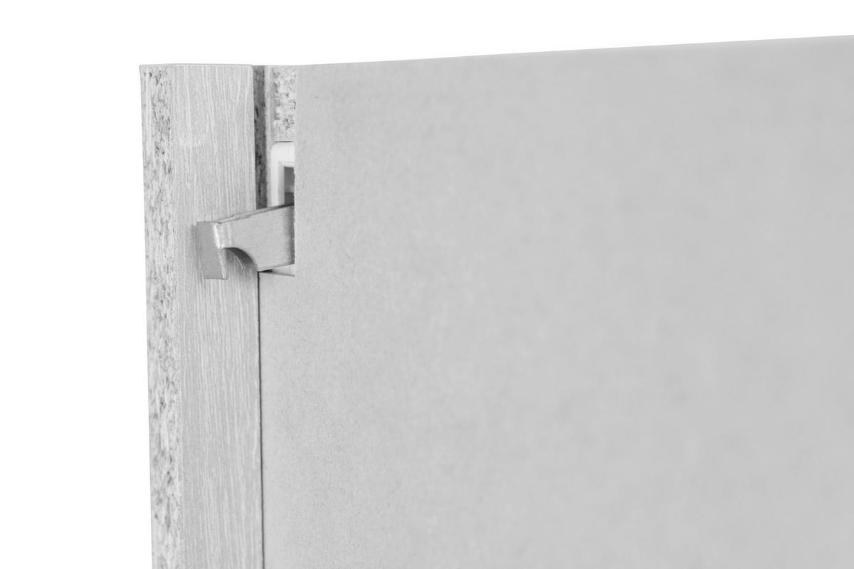 Miniküche Merle Grau/Eiche Dekor B:100cm - Eichefarben/Grau, Basics, Holzwerkstoff (100cm) - Respekta