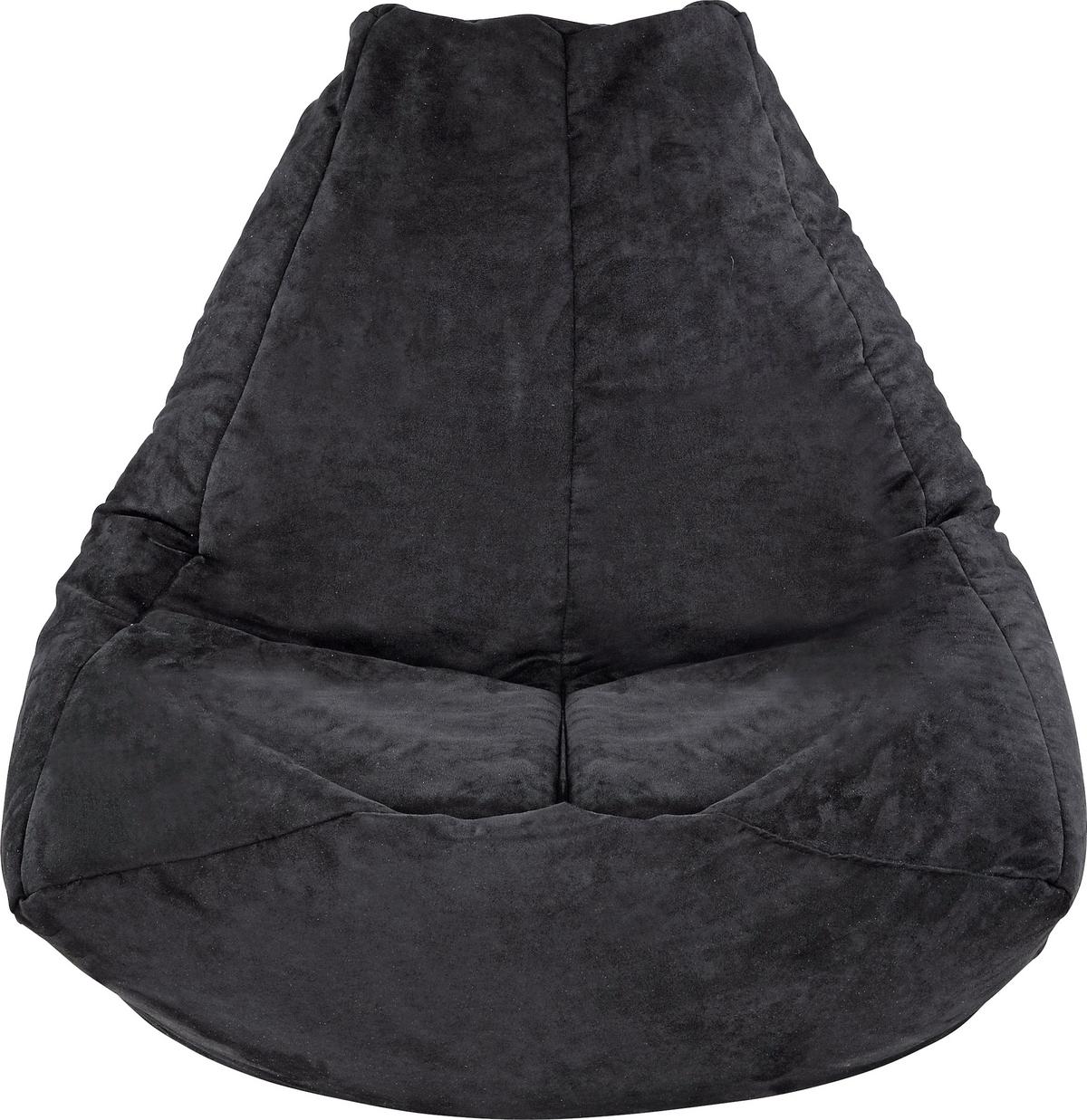 Ülőzsák Verona - antracit, textil (90/105/90cm)