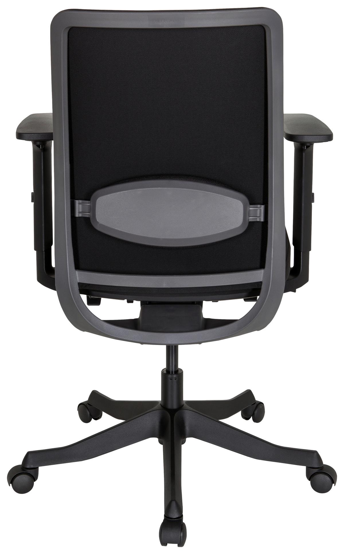 Drehstuhl Senator Schwarz - Schwarz, MODERN, Kunststoff/Textil (68/111/60cm) - MID.YOU