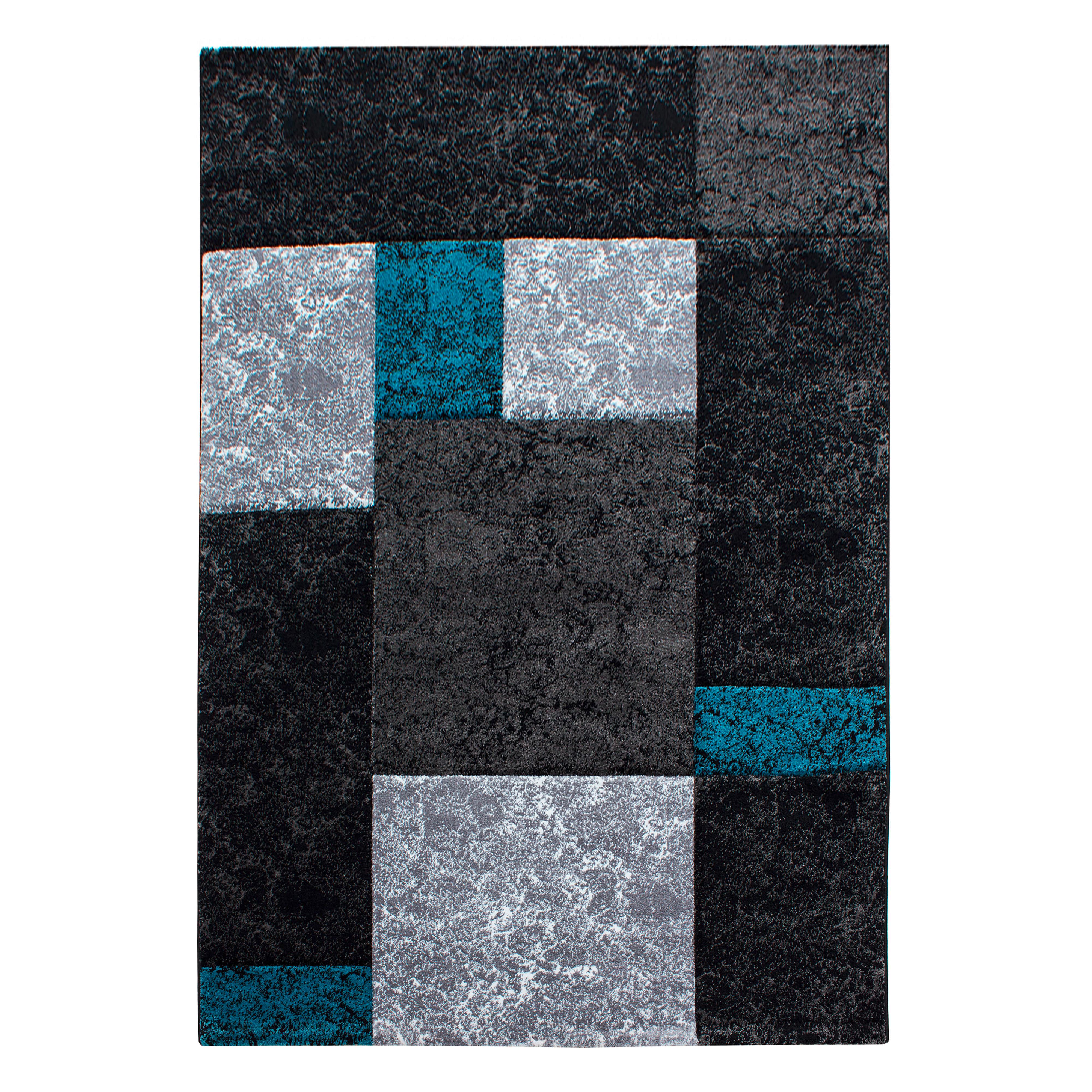 Flachwebteppich Hawaii - Türkis, Design, Textil (240/340cm) - Novel