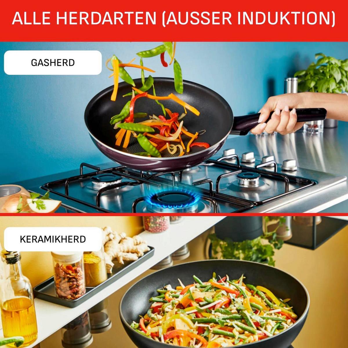 PFANNENSET SIMPLE COOK - Schwarz, Basics, Metall