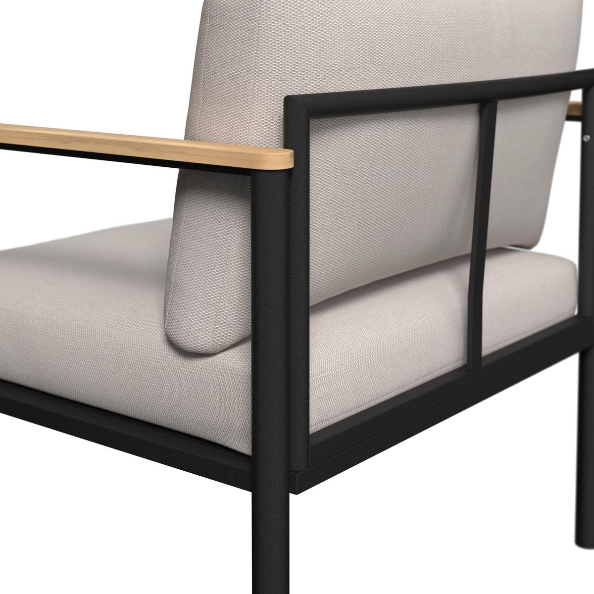 Loungegarnitur Tampa - Braun, MODERN, Holz/Textil (135,5/82/68cm) - Beldano