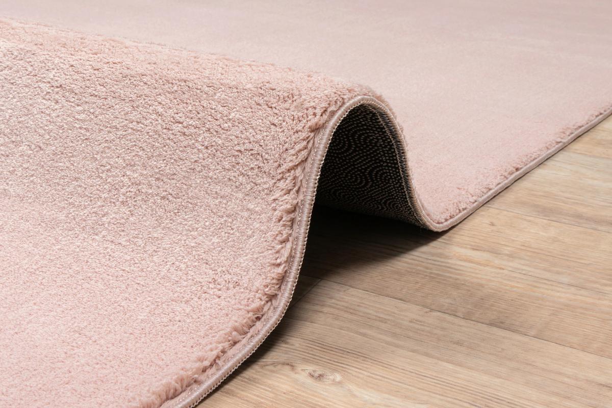 Fellteppich Loft - Rosa, KONVENTIONELL, Textil (60/110cm)