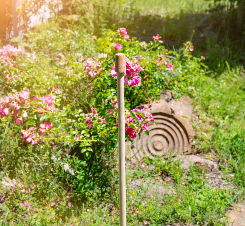 Rosenkugel Rosenkugelstab 150cm, Dm:24mm, - Naturfarben, Basics, Holz (150cm) - Windhager