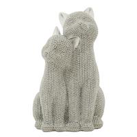 Skulptur Kunststoff, Silver - Basics, Kunststoff (13/21/10cm)