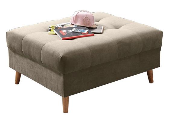 Hocker Alice B: ca. 106 cm - Sandfarben/Kieferfarben, KONVENTIONELL, Holzwerkstoff/Textil (106/48/80cm) - Carryhome Hocker Alice B: ca. 106 cm - Sandfarben/Kieferfarben, KONVENTIONELL, Holzwerkstoff/Textil (106/48/80cm) - Carryhome