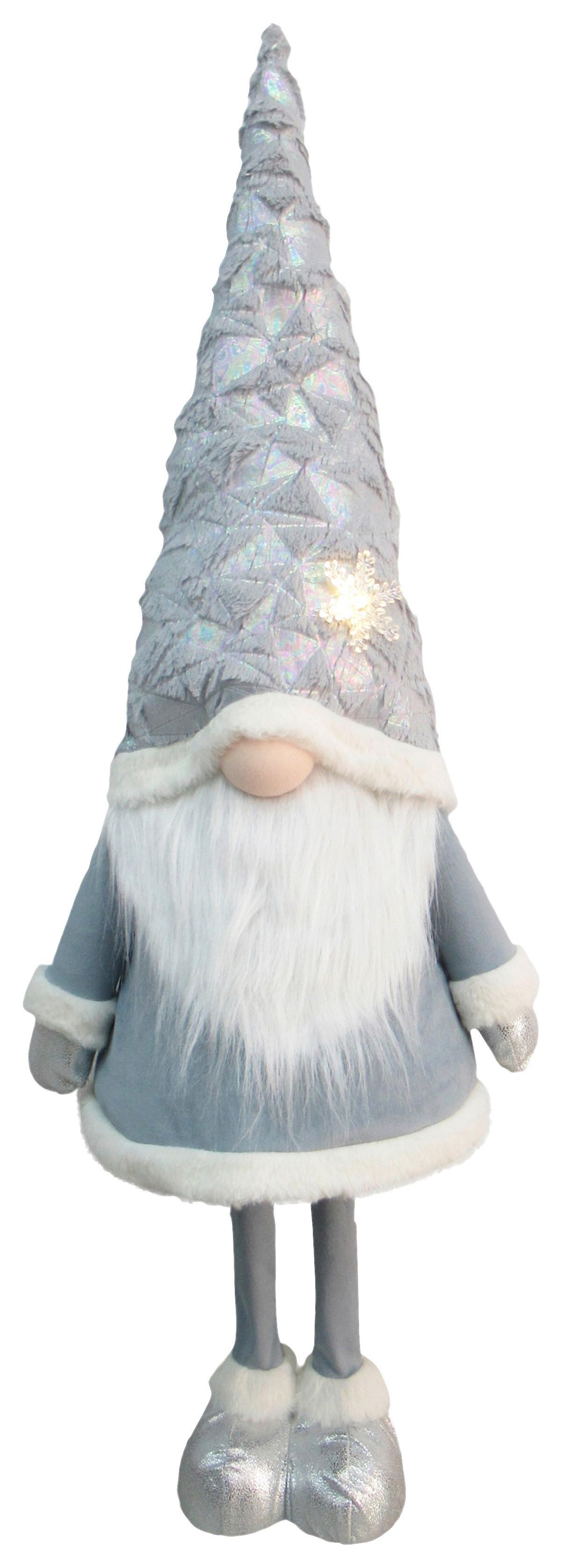 Skřítek LED/teplá bílá - bílá/světle modrá, Konvenční, kov/textil (37/100/27cm) - Mömax