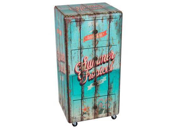 Kommode Summer Tropical B: 40 cm - Multicolor/Schwarz, Basics, Holzwerkstoff (40/85/34cm) Kommode Summer Tropical B: 40 cm - Multicolor/Schwarz, Basics, Holzwerkstoff (40/85/34cm)