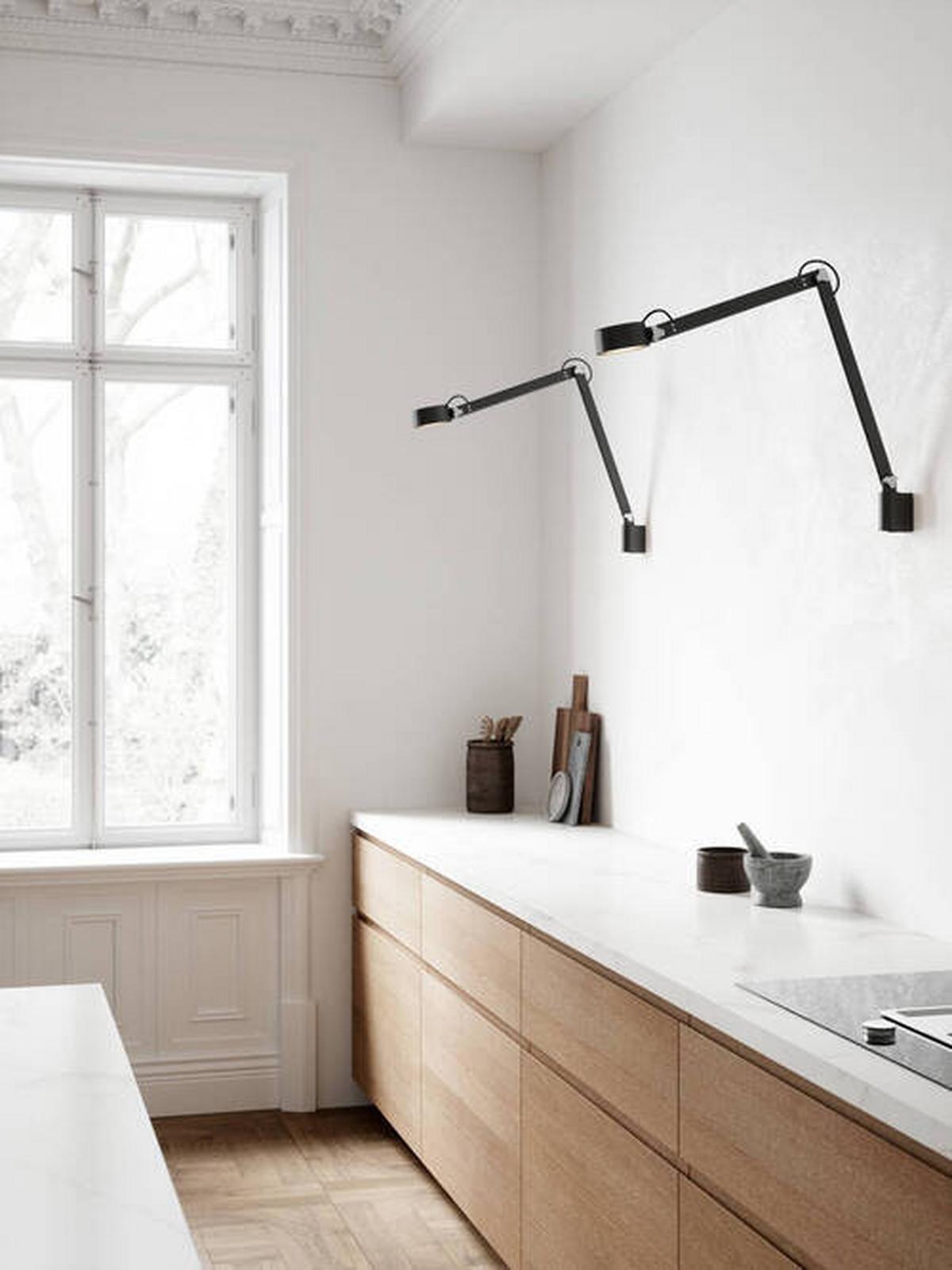 Schreibtischleuchte Nobu Tila Schwarz L: 49,5 cm - Schwarz, Design, Metall (49,5/10,5/46,5cm) - Nordlux