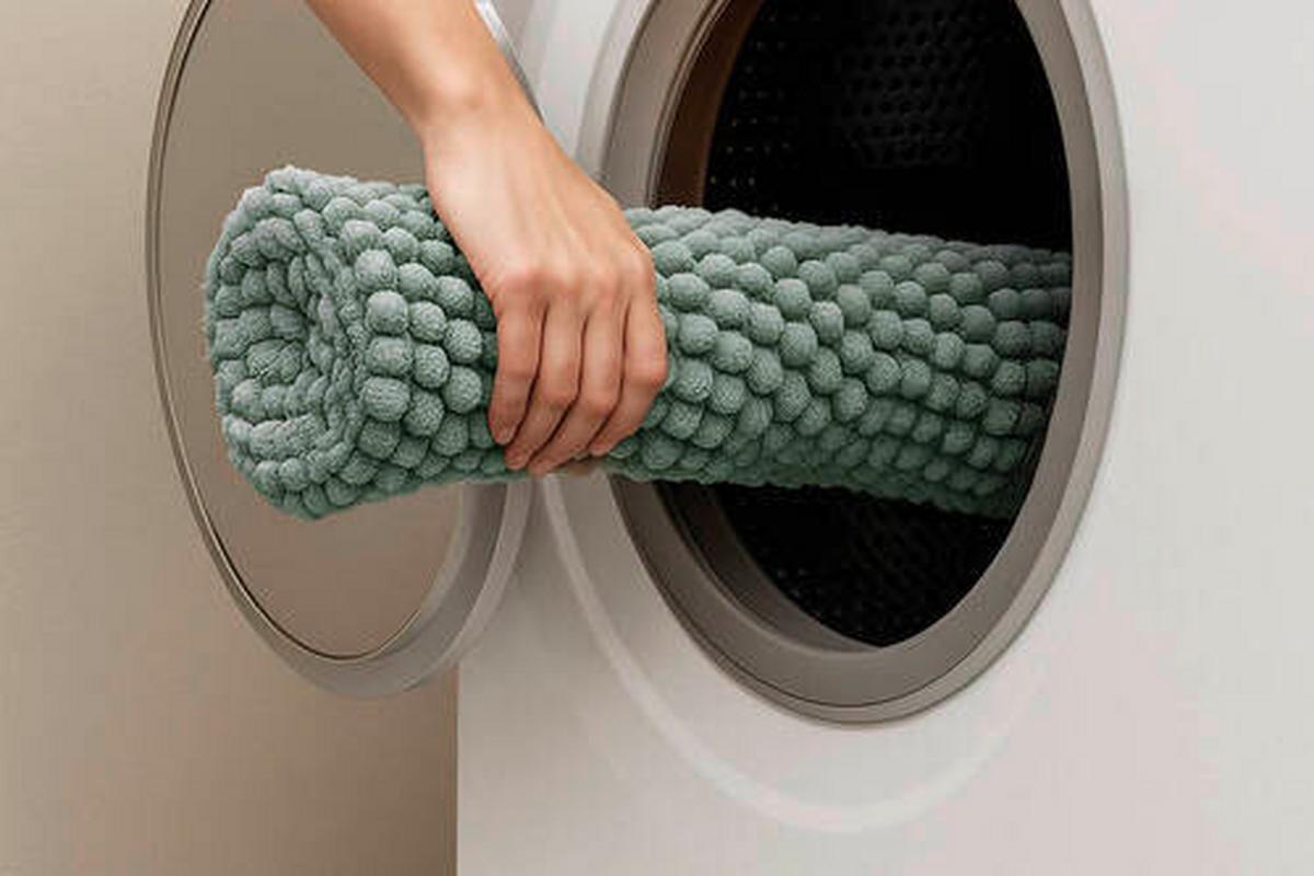 BIDET-VORLEGER PUNTO UNO - Grün, Basics, Textil (50/60cm) - Grund